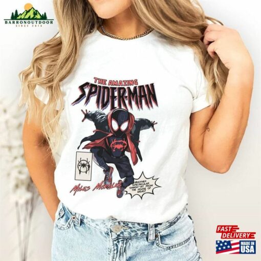 Vintage 90S The Amazing Spider Man Shirt Retro Spiderman Comic Across Classic Sweatshirt