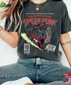 Vintage 90S The Amazing Spider Punk T-Shirt Miles Morales Shirt Hoodie Unisex 2 Vintage 90S The Amazing Spider Punk T Shirt Miles Morales Shirt Hoodie Unisex 3