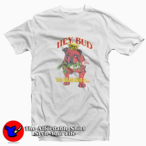 Vintage 90’s Budweiser The Lead Dog T-shirt On Sale