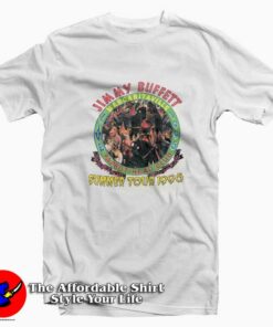 Vintage 90s Jimmy Buffett Bootleg Tour T shirt On Sale 1