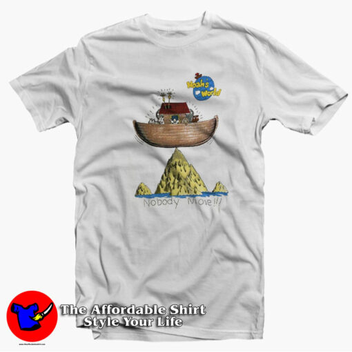 Vintage 90s Noah Ark Parody Graphic T-Shirt On Sale