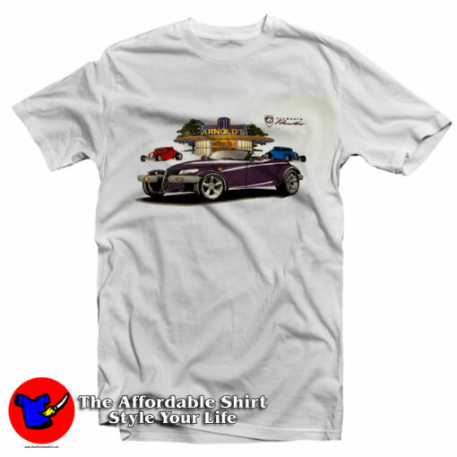 Vintage 90s Plymouth Prowler Car Unisex T-Shirt On Sale