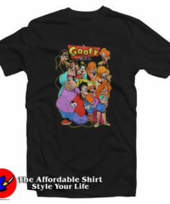 Vintage A Goofy Movie Cast Unisex T-Shirt On Sale