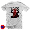 Vintage ACDC Angus Young Devil Horns T-Shirt On Sale