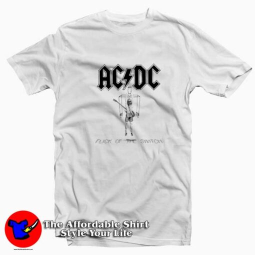 Vintage ACDC Flick Of The Switch Unisex T-shirt On Sale