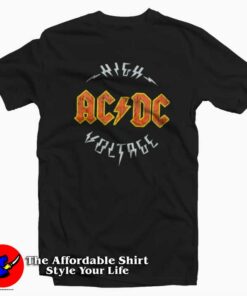 Vintage ACDC High Voltage Unisex T-shirt On Sale Vintage ACDC High Voltage Unisex T-shirt On Sale