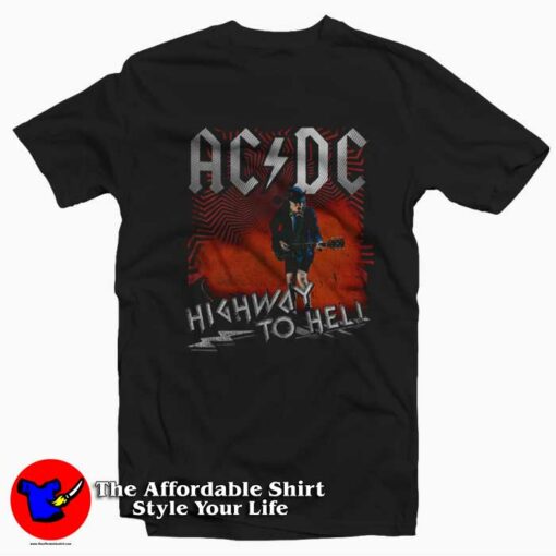 Vintage ACDC Highway To Hell Graphic T-shirt On Sale