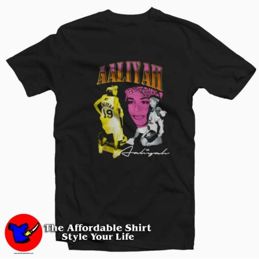 Vintage Aaliyah Basketball Vintage Unisex T-shirt On Sale