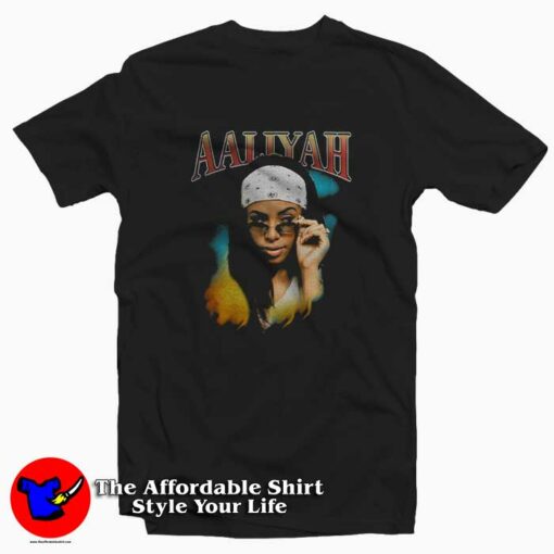 Vintage Aaliyah Side Eye Unisex T-shirt On Sale