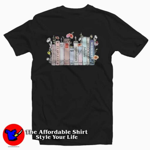 Vintage Album Books Taylor Swift Unisex T-Shirt On Sale