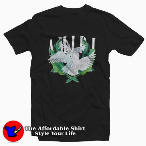 Vintage Amiri Dual Doves Unisex T-shirt On Sale