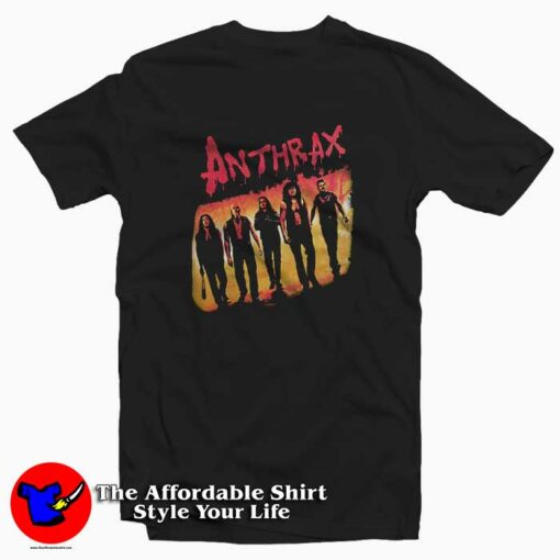 Vintage Anthrax Parody The Warriors T-Shirt On Sale