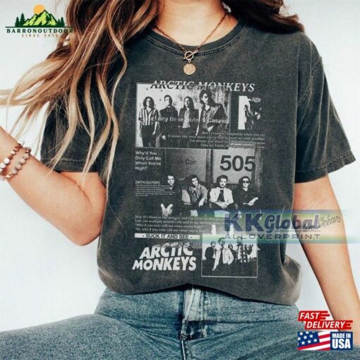 Vintage Arctic Monkeys Band T-Shirt Tour 2023 Am North American Shirt Sweatshirt