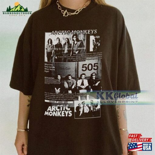 Vintage Arctic Monkeys Band T-Shirt Tour 2023 Am North American Shirt Sweatshirt