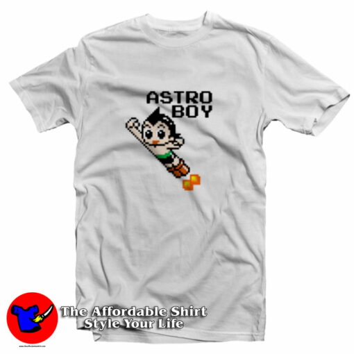 Vintage Astro Boy 8bit Inpired Unisex T-Shirt On Sale