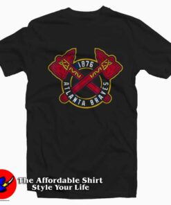 Vintage Atlanta Braves Baseball Logo 1876 T-shirt On Sale Vintage Atlanta Braves Baseball Logo 1876 T-shirt On Sale