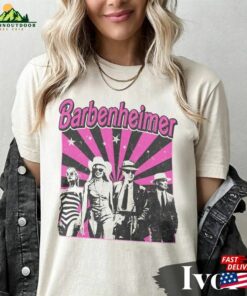 Vintage Barbenheimer Comfort Color Shirt Comeon Baby Lets Go Party Oppenheimer Unisex T-Shirt