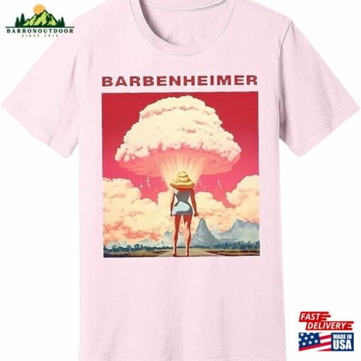 Vintage Barbenheimer I Survived 2023 Shirt Barbieheimer Oppenheimer Movie Hoodie Unisex