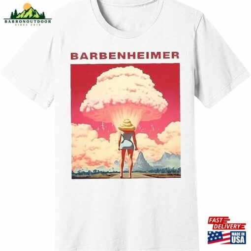 Vintage Barbenheimer I Survived 2023 Shirt Barbieheimer Oppenheimer Movie Hoodie Unisex