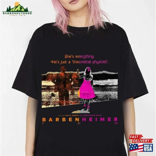 Vintage Barbenheimer Shirt Barb Oppenheimer 2023 Hoodie T-Shirt