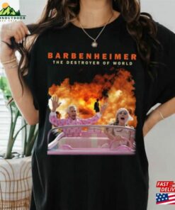 Vintage Barbenheimer Shirt Barbie T-Shirt Doll Hoodie Unisex