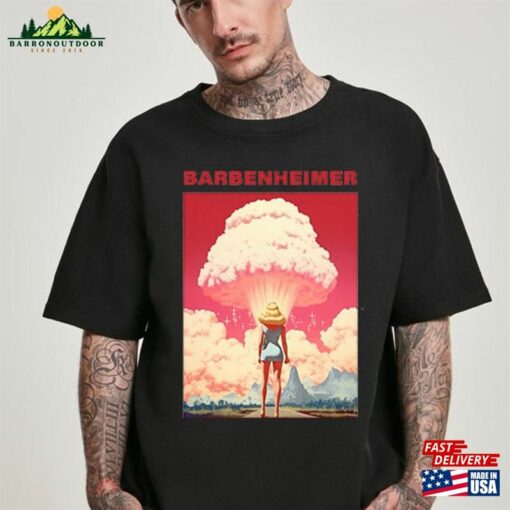 Vintage Barbenheimer Shirt Barbie The Destroyer Of Word Movie Oppenheimer Hoodie Sweatshirt