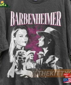 Vintage Barbenheimer Shirt Barbie The Destroyer Of Word Movie Oppenheimer T-Shirt Hoodie