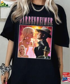 Vintage Barbenheimer Shirt Barbie Vs Oppenheimer Cillian Murphy Margot Robbie Unisex Sweatshirt 3