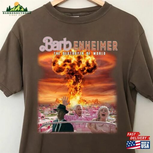 Vintage Barbenheimer Shirt Barbie X Oppenheimer T-Shirt Classic