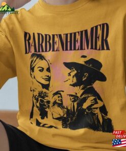 Vintage Barbenheimer Shirt Come On Baby Lets Go Party Classic Unisex