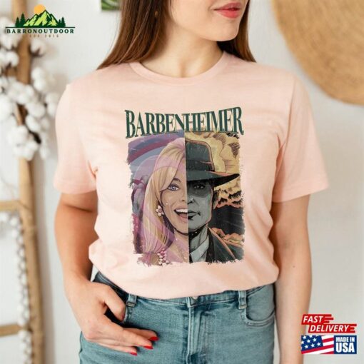 Vintage Barbenheimer Shirt Movie Tshirt Party Hoodie Classic