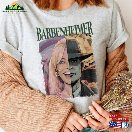 Vintage Barbenheimer Shirt Movie Tshirt Party Hoodie Classic