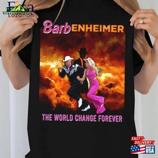 Vintage Barbie And Ken Run Barbenheimer Shirt Sweatshirt Vs Oppenheimer T-Shirt Classic