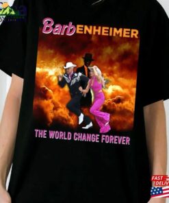 Vintage Barbie And Ken Run Barbenheimer Shirt Sweatshirt Vs Oppenheimer T-Shirt Classic