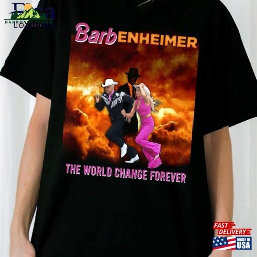 Vintage Barbie And Ken Run Barbenheimer Shirt Sweatshirt Vs Oppenheimer T-Shirt Classic