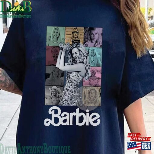 Vintage Barbie Eras Tour Shirt Movie 2023 Sweatshirt Doll Unisex Hoodie