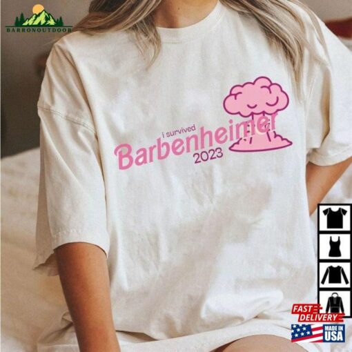 Vintage Barbie Oppenheimer 2023 Shirt Barbieheimer Active T-Shirt Funny Movie 3D Unisex