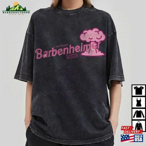 Vintage Barbie Oppenheimer 2023 Shirt Barbieheimer Active T-Shirt Funny Movie 3D Unisex