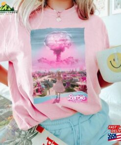 Vintage Barbie Oppenheimer 2023 Shirt Barbieheimer Active T Shirt Funny Movie 3D Unisex Classic 4