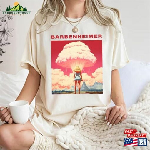 Vintage Barbieheimer Active Shirt Oppenheimer Movie 2023 Barbenheimer I Survived Unisex T-Shirt