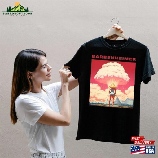 Vintage Barbieheimer Active Shirt Oppenheimer Movie 2023 Barbenheimer I Survived Unisex T-Shirt