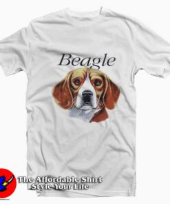 Vintage Beagle Dog Graphic Unisex T Shirt On Sale 1