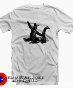 Vintage Bigfoot Loch Ness Monster Funny T shirt On Sale 2