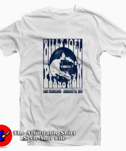 Vintage Billy Joel Pianist Man San Francisco 75 T shirt On Sale 1