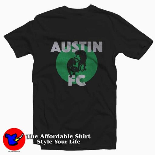 Vintage Black Pumas Austin Fc Unisex Unisex T-shirt On Sale