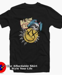 Vintage Blink-182 Skull Bunny Funny Unisex T-shirt On Sale Vintage Blink-182 Skull Bunny Funny Unisex T-shirt On Sale