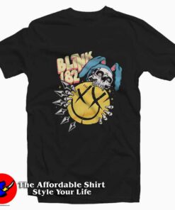 Vintage Blink-182 Skull Bunny Unisex T-shirt On Sale Vintage Blink-182 Skull Bunny Unisex T-shirt On Sale