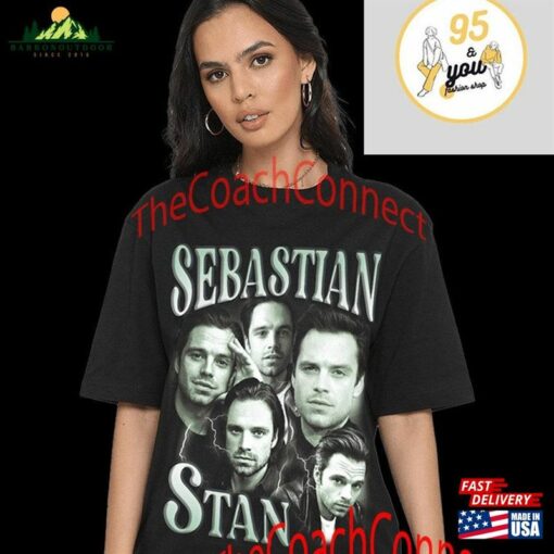 Vintage Bootleg 90S Sebastian Stan Shirt Movie T-Shirt Graphic Unisex Crewneck Hot Sale 2023 Sweatshirt Hoodie