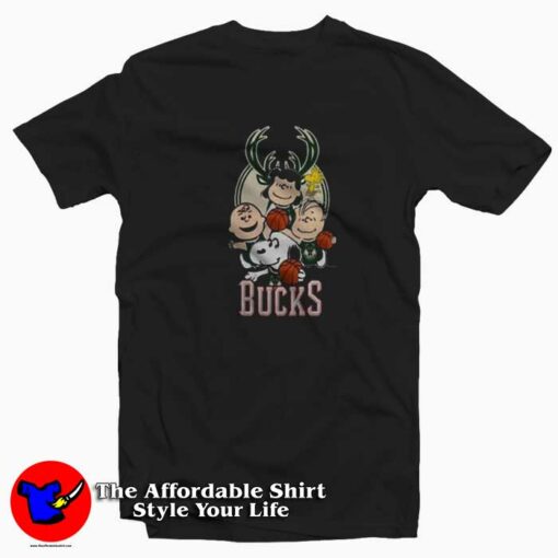 Vintage Bucks Peanuts Parody Unisex T-shirt On Sale