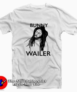 Vintage Bunny Wailer Sketch Unisex T shirt On Sale 1